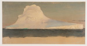 Yüzen Buzdağı, Labrador by Frederic Edwin Church