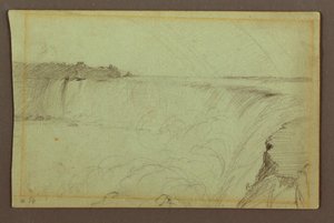 Çift Gökkuşağı ile At Nalı Şelalesi, Niagara Nehri, Kanada by Frederic Edwin Church