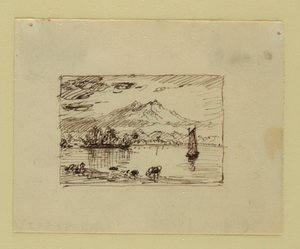 hayali manzara by Frederic Edwin Church