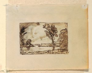 ile Hayali Manzara by Frederic Edwin Church