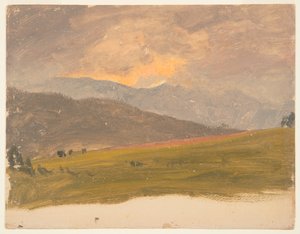 Manzara, Hudson Vadisi by Frederic Edwin Church