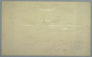 Gün batımında manzara, Jamaika by Frederic Edwin Church