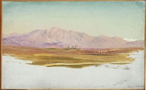 Monte Guinaro, Sabine Dağları, 1869 by Frederic Edwin Church
