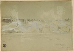 Kuzeybatıdan Karda Niagara Şelalesi by Frederic Edwin Church