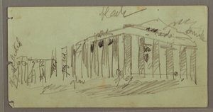 Parthenon Geceleri Aydınlatılmış, Atina, Yunanistan by Frederic Edwin Church