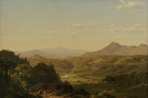 And Dağları Arasında Sahne, 1854 by Frederic Edwin Church