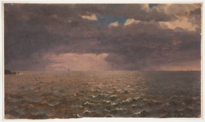 Fırtınalı deniz by Frederic Edwin Church