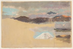 Ekvador, Chimborazo Dağı Çalışmaları by Frederic Edwin Church