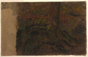 Bir ağaç gövdesinin incelenmesi by Frederic Edwin Church