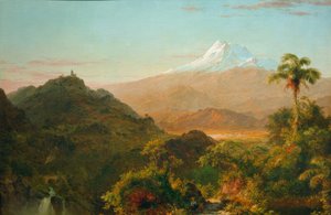 Güney Amerika manzarası by Frederic Edwin Church