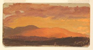 Gün Batımı, Hudson Vadisi by Frederic Edwin Church