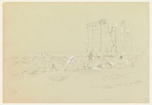 Uzakta Semua [bugünkü as-Samu] ile Tapınak by Frederic Edwin Church