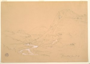 Guaranda Yakınlarındaki Vadi by Frederic Edwin Church