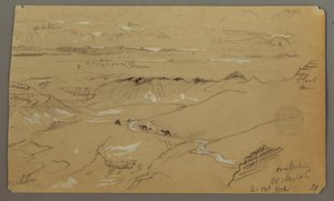 Wady el-Arabah genelinde Görüntüle by Frederic Edwin Church