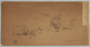 Toche, Kolombiya manzarası by Frederic Edwin Church