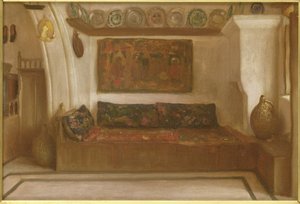 Lindos, Rodos'ta Bir Ev by Frederic Leighton
