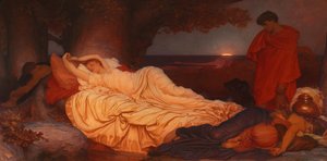Cymon ve İphigenia, 1884 by Frederic Leighton
