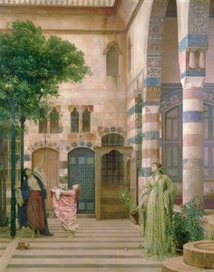 Eski Şam, Yahudi Mahallesi veya Limon Toplama, c.1873-74 by Frederic Leighton