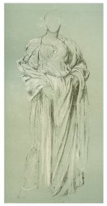 Daphnephoria Çalışması, c1880-1882 by Frederic Leighton