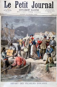 İzlandalı balıkçıların ayrılışı, 1894 by Frederic Lix