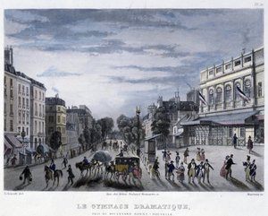 The Dramatic Gymnasium - Martens tarafından “”Paris in 1832”de