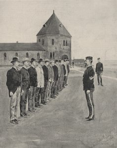 Savaş Sanatında İlk Ders. Fort Slocum, Davids Island, Long Island Sound