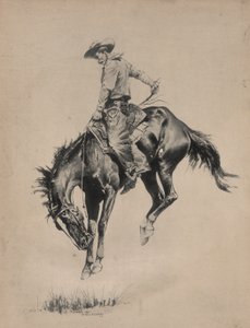 Vahşi at terbiyecisi by Frederic Remington