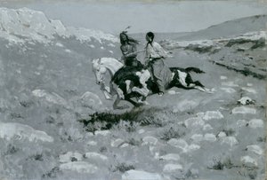 En Hızlı At Töreni, c. 1900. by Frederic Remington