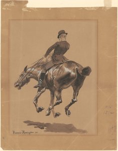 Bridle Yolunda, Central Park, New York by Frederic Remington