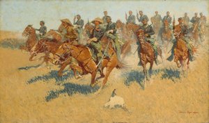 Güney Ovalarında by Frederic Remington
