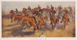 Güney Ovalarında 1860, pub.1909 by Frederic Remington