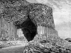 Fingals Mağarası, Staffa Adası, İskoçya, 19. yüzyıl
