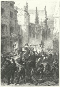 Haziran Günleri Ayaklanması, 1848 Devrimi, Paris (gravür)