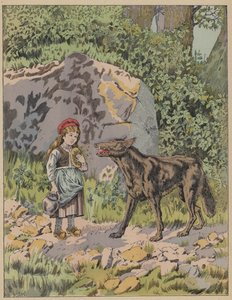 Le Petit Chaperon Rouge, Kırmızı Başlıklı Kız (renkli taş)