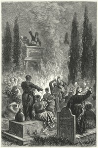 İsmaililerin Buluşması (gravür) by Frederic Theodore (after) Lix