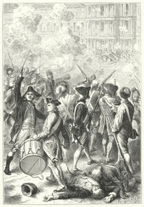 Sans-culottes tarafından Tuileries Sarayı