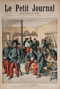 Kışlada, Karda Manevra Hazırlığı, Le Petit Journal