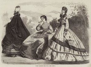 Temmuz ayı Paris Modası by Frederic Theodore Lix
