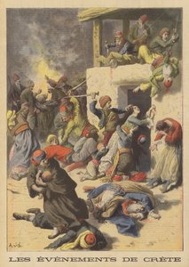 Girit'te huzursuzluk by Frederic Theodore Lix