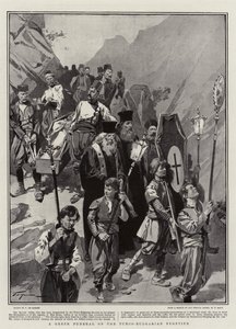 Türk-Bulgar Sınırında Bir Yunan Cenazesi by Frederic de Haenen