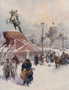 Peter I Anıtı by Frederic de Haenen