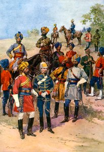 Kralların Hint Ordusunun Kendi Alayları. by Frederic de Haenen