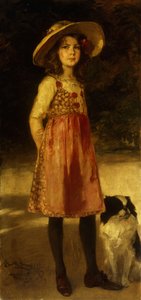 Ressamın Kızının Portresi, Hilde, 1913
