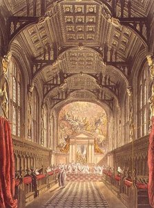 The Chapel of All Souls College, Joseph Constantine Stadler (fl.1780-1812) pub tarafından oyulmuş 