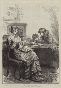 Tanıştığım İnsanlar, Mürebbiye (gravür) by Frederick (attr. to) Barnard