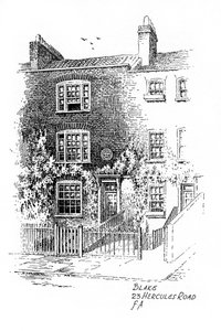 William Blakes Evi, 23 Herkül Yolu, Londra, 1912.