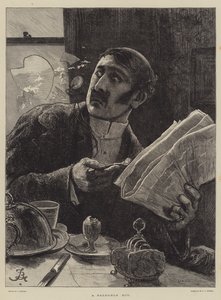 elle tutulur bir vuruş by Frederick Barnard