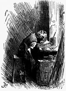 Karartma deposunda Dickens, 1880