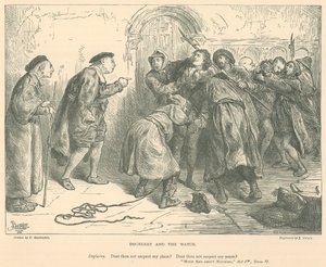 Hiçbir Şey Hakkında Çok Ado için İllüstrasyon by Frederick Barnard