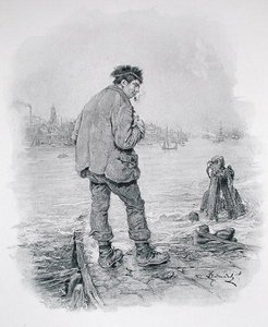 Rogue Riderhood at Limehouse Hole, Thomas Archer tarafından yayınlanan 